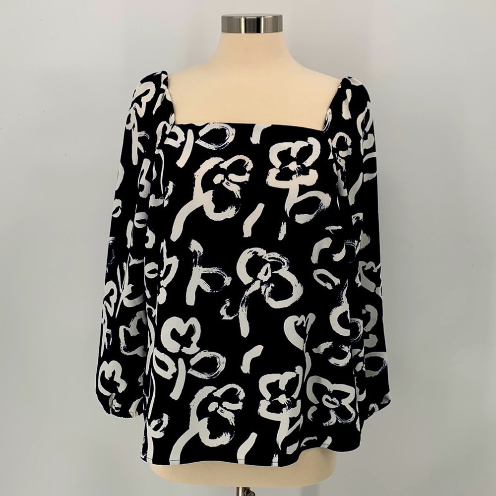 J.Crew - Abstract Floral Print Top